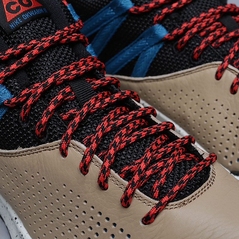 мужские бежевые кроссовки Nike Okwahn II 525367-200 - цена, описание, фото 3